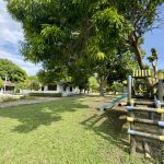 zona verde y mango y parque infantil